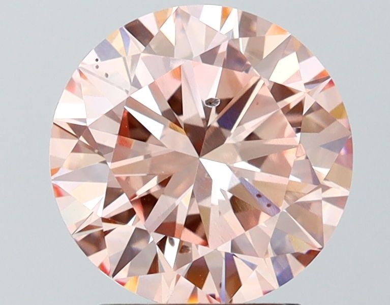 Loose Diamond - ROUND 2.5ct Fancy Intense Pink SI1