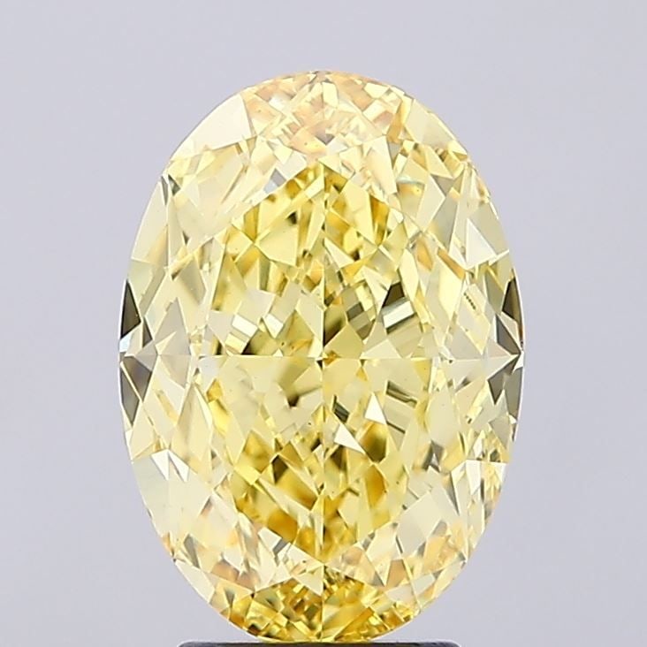 Loose Diamond - OVAL 4.51ct Fancy Intense Yellow VS1