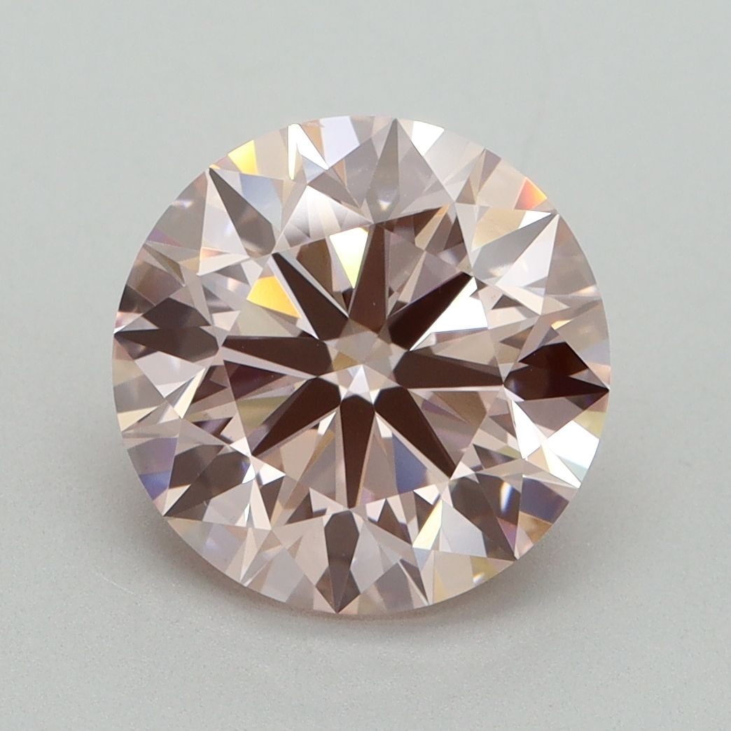 Loose Diamond - ROUND 3.31ct Fancy Intense Pink VS1