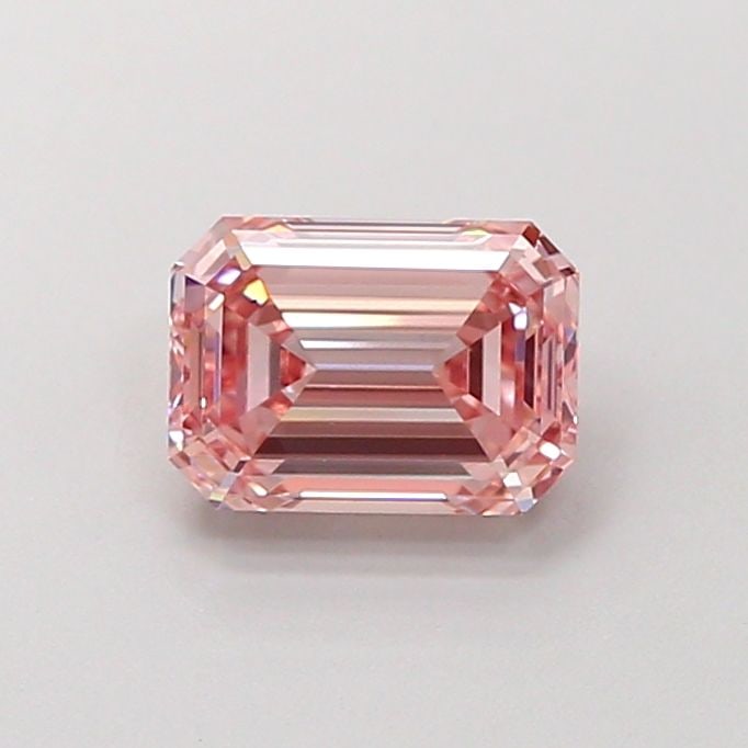 Loose Diamond - EMERALD 1.51ct Fancy Intense Pink VS1