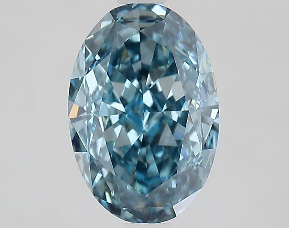 Loose Diamond - OVAL 2.39ct Fancy Vivid Blue VS1