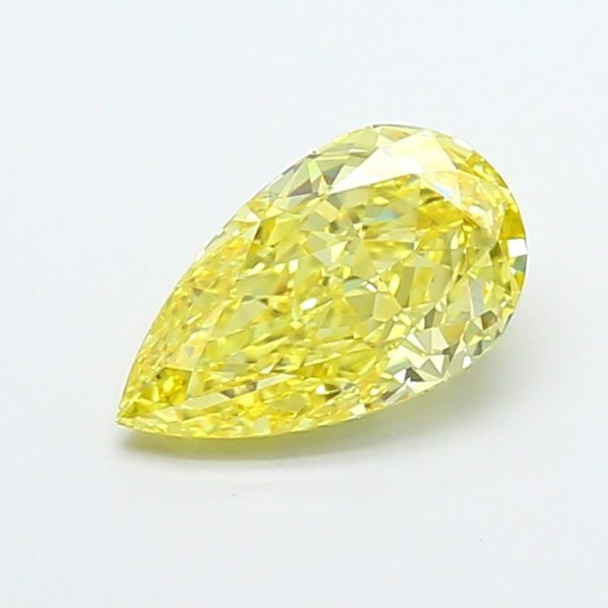 Loose Diamond - PEAR 1.54ct Fancy Vivid Yellow VS2: Loose Diamond - PEAR 1.54ct Fancy Vivid Yellow VS2 Source: This is a real non-mined Diamond that has been grown in a lab Shape: PEAR Carats: 1.54 Color: Fancy Vivid Yellow Certification: IGI Video: