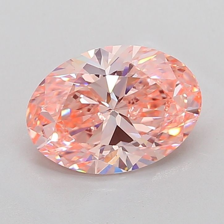 Loose Diamond - OVAL 3.54ct Fancy Vivid Pink VVS2