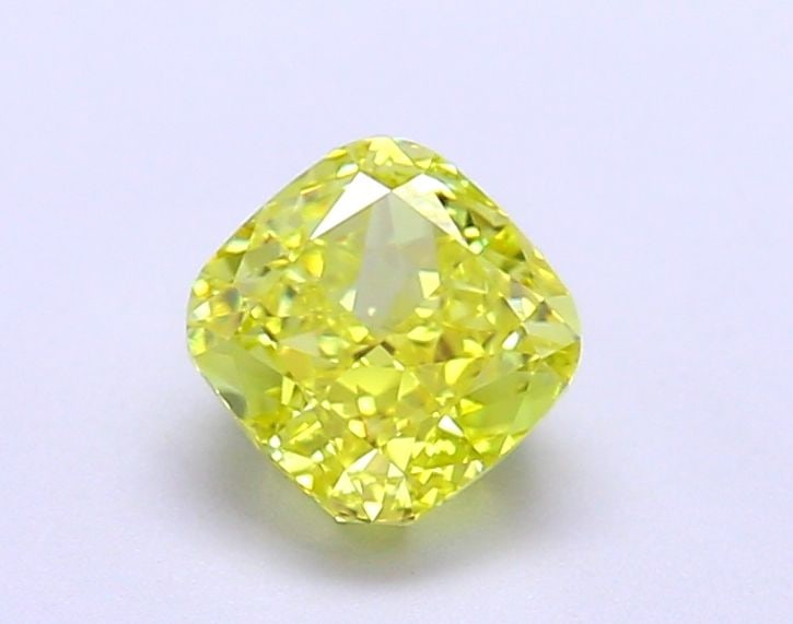 Loose Diamond - CUSHION MODIFIED 1.08ct Fancy Vivid Yellow IF