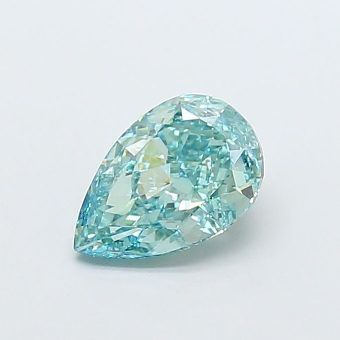 Loose Diamond - PEAR 2.39ct Fancy Vivid Green VVS2