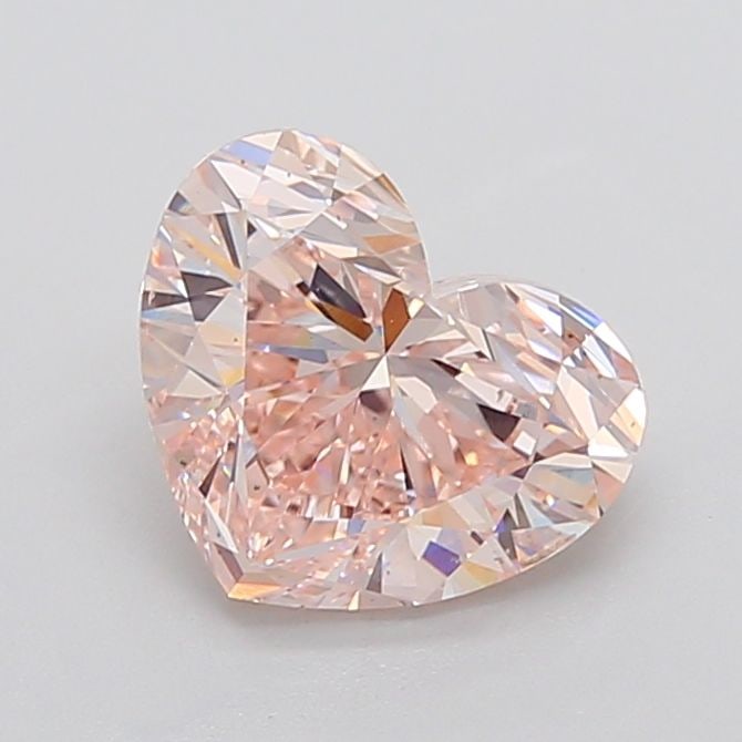 Loose Diamond - HEART 3.7ct Fancy Light Pink VS2