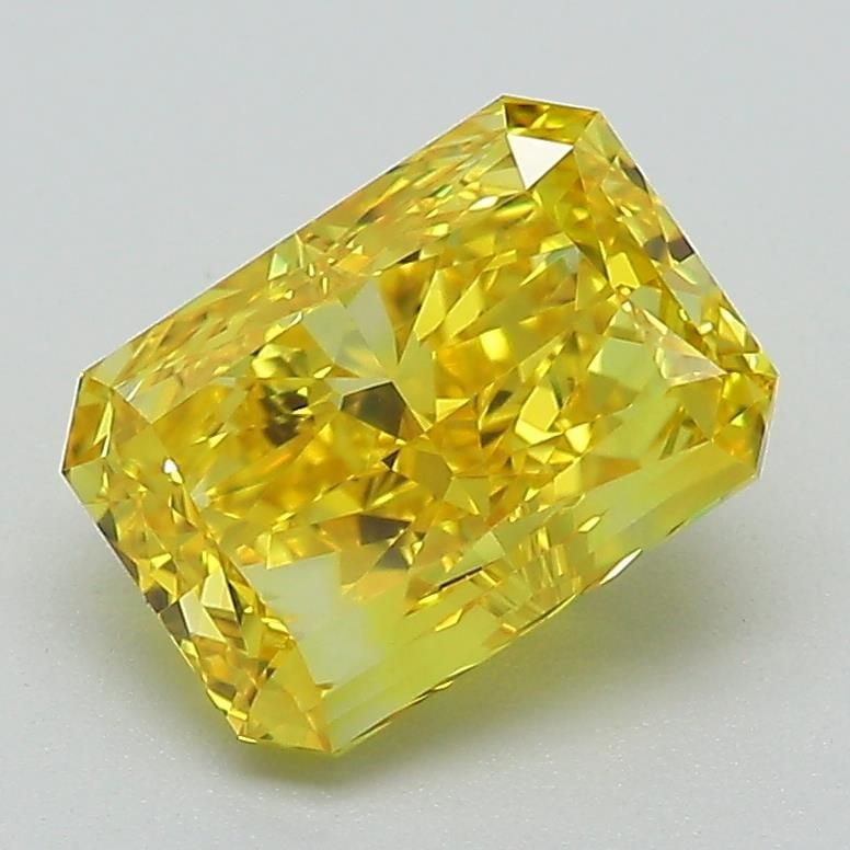Loose Diamond - RADIANT 2.21ct Fancy Vivid Yellow VS1: Loose Diamond - RADIANT 2.21ct Fancy Vivid Yellow VS1 Source: This is a real non-mined Diamond that has been grown in a lab Shape: RADIANT Carats: 2.21 Color: Fancy Vivid Yellow Certification: IGI Vid