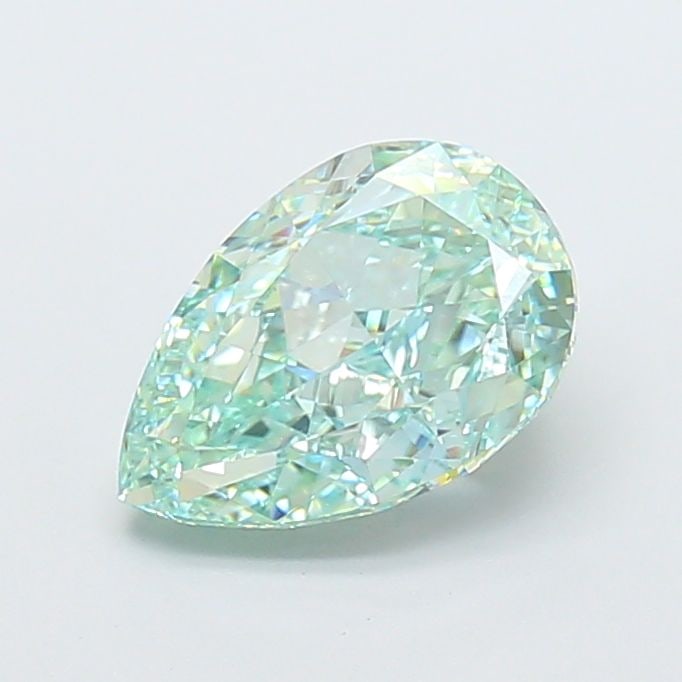 Loose Diamond - PEAR 3.01ct Fancy Vivid Green VVS1