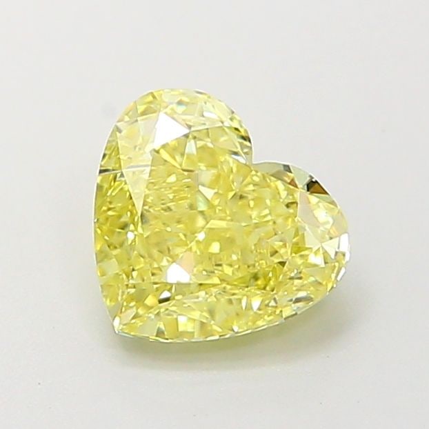 Loose Diamond - HEART 1.02ct Fancy Intense Yellow VS1: Loose Diamond - HEART 1.02ct Fancy Intense Yellow VS1 Source: This is a real non-mined Diamond that has been grown in a lab Shape: HEART Carats: 1.02 Color: Fancy Intense Yellow Certification: IGI Vid