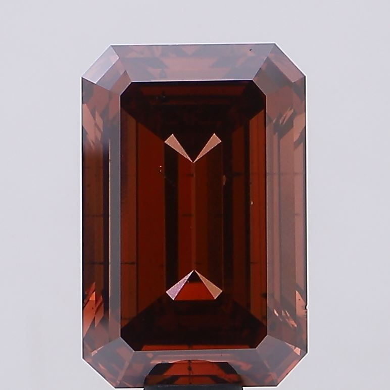 Loose Diamond - EMERALD 25.07ct Fancy Pinkish Brown SI1 (1 of 1)