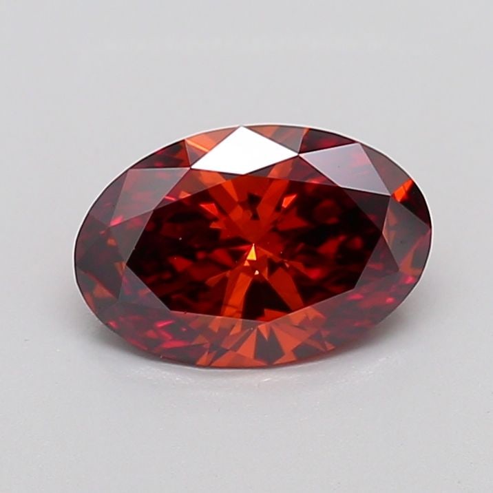Loose Diamond - OVAL 1.07ct Fancy Deep Orange VS2