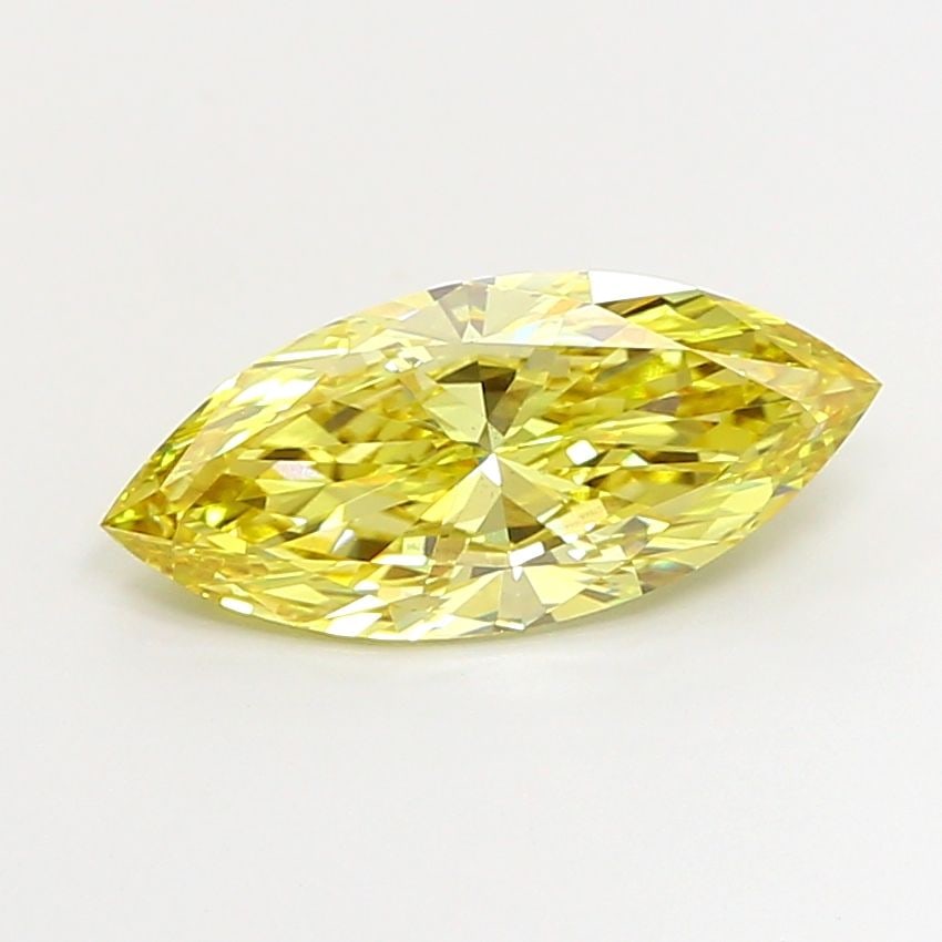 Loose Diamond - MARQUISE 2.5ct Fancy Intense Yellow VS1