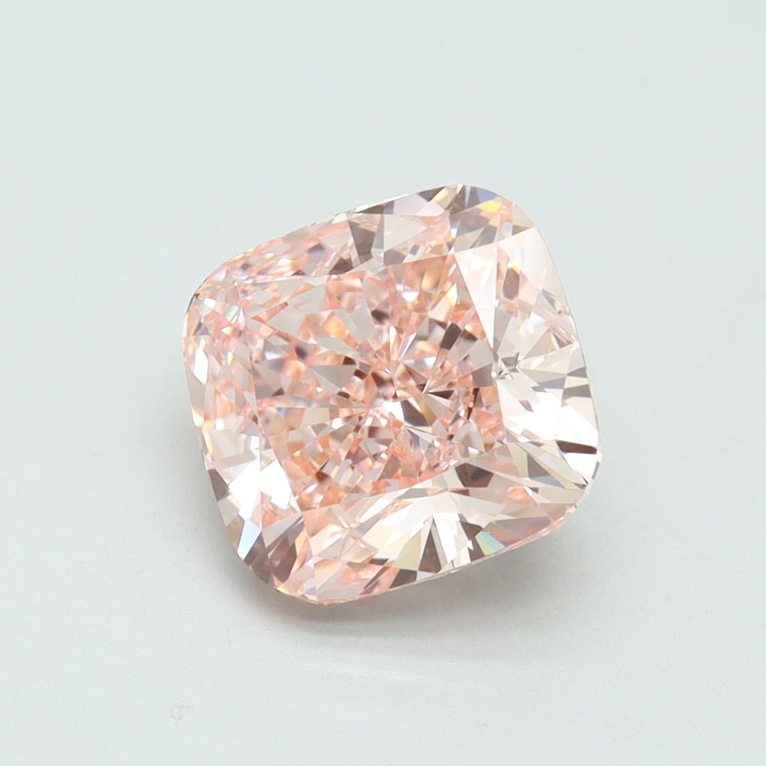 Loose Diamond - CUSHION BRILLIANT 3.02ct Fancy Intense Pink VS2