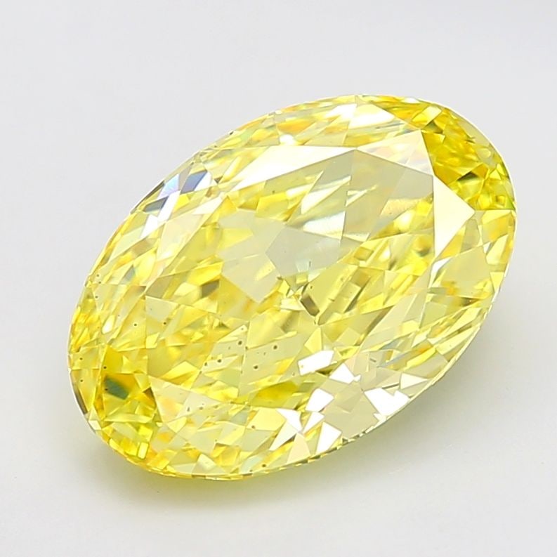 Loose Diamond - OVAL 6.54ct Fancy Intense Yellow VS2