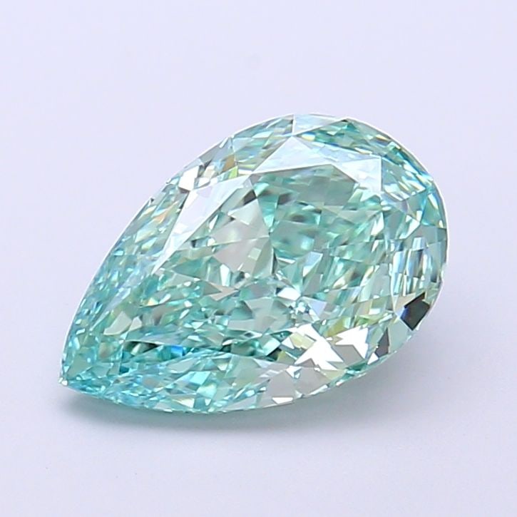 Loose Diamond - PEAR 2.04ct Fancy Vivid Green VVS2
