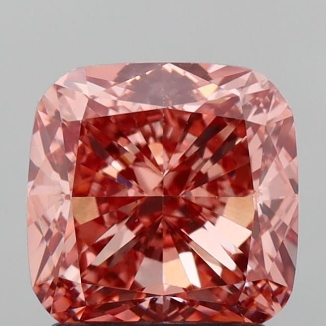 Loose Diamond - CUSHION MODIFIED 1.86ct Fancy Intense Brown Pink VS1