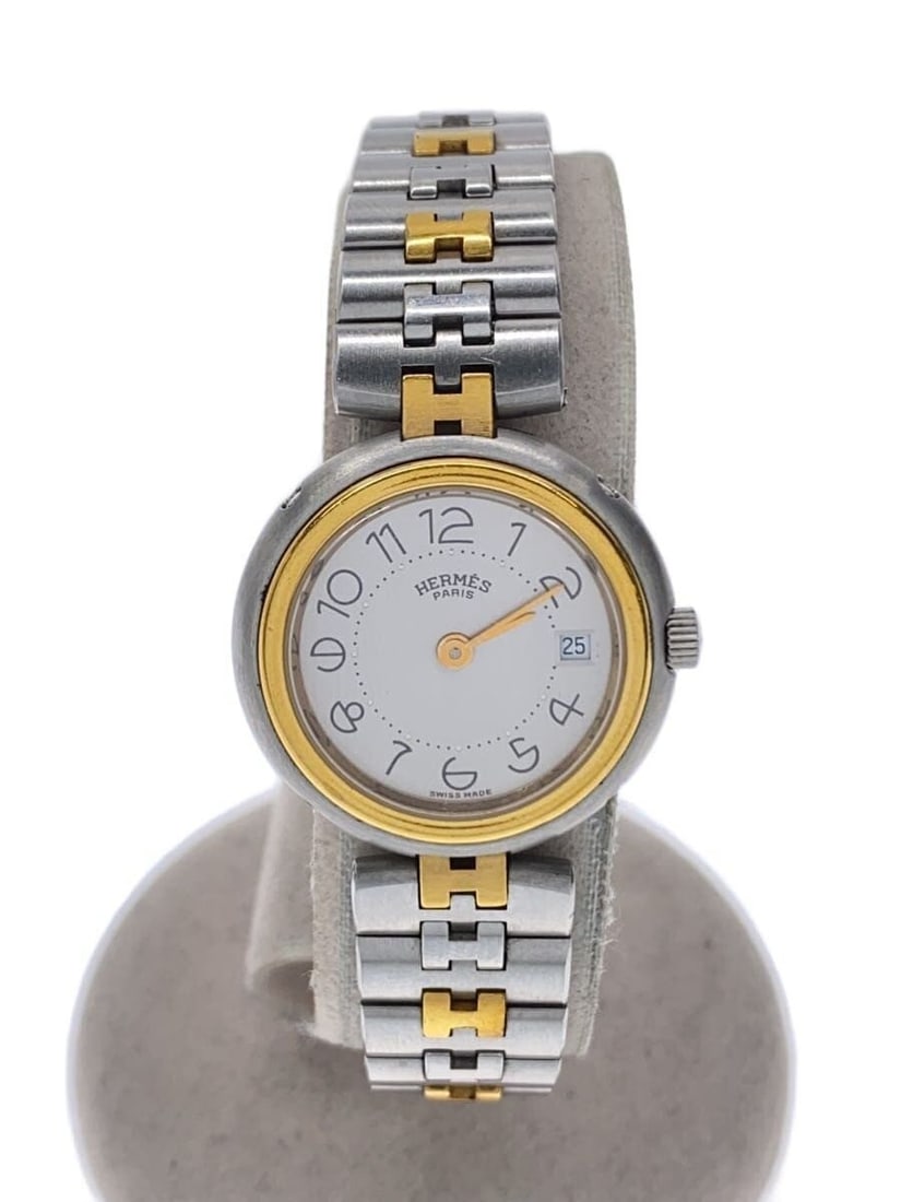 Hermes Profile Quartz Stainless Steel Women's Wristwatch (1 of 5)
