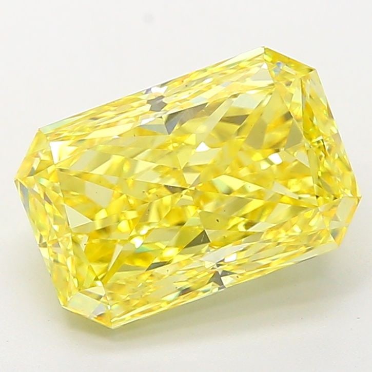 Loose Diamond - RADIANT 5.0ct Fancy Vivid Yellow VS2