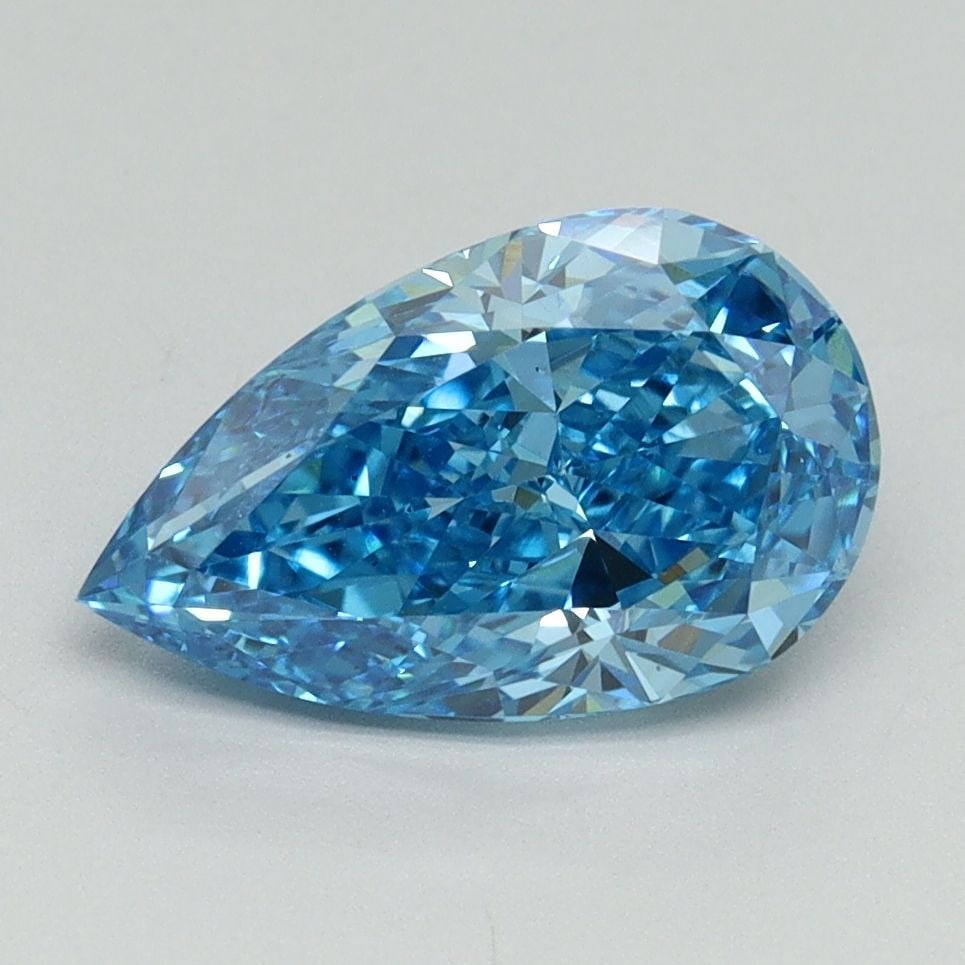 Loose Diamond - PEAR 2.01ct Fancy Vivid Blue VS2