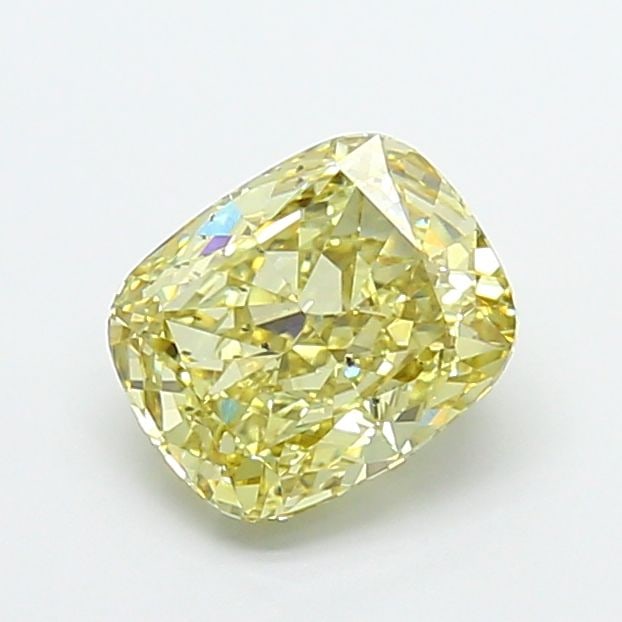 Loose Diamond - CUSHION MODIFIED 2.58ct Fancy Yellow SI1