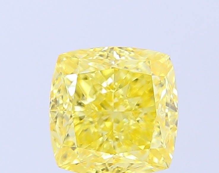 Loose Diamond - CUSHION MODIFIED 3.08ct Fancy Intense Yellow VS1
