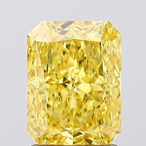 Loose Diamond - RADIANT 1.71ct Fancy Vivid Yellow SI1: Loose Diamond - RADIANT 1.71ct Fancy Vivid Yellow SI1 Source: This is a real non-mined Diamond that has been grown in a lab Shape: RADIANT Carats: 1.71 Color: Fancy Vivid Yellow Certification: IGI Vid