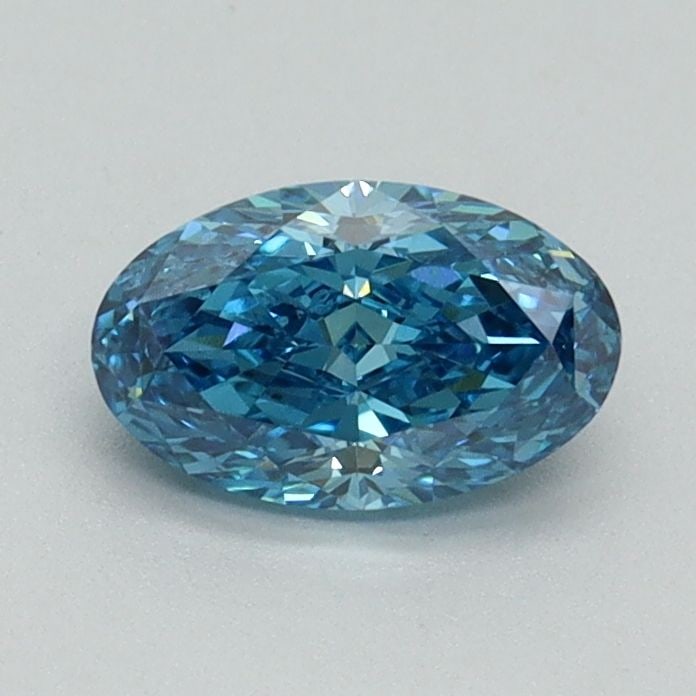 Loose Diamond - OVAL 0.71ct Fancy Vivid Blue VS1