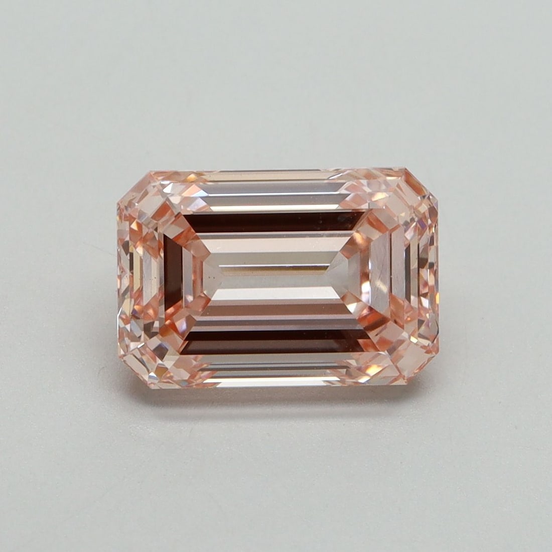Loose Diamond - EMERALD 3.06ct Fancy Intense Pink VS1