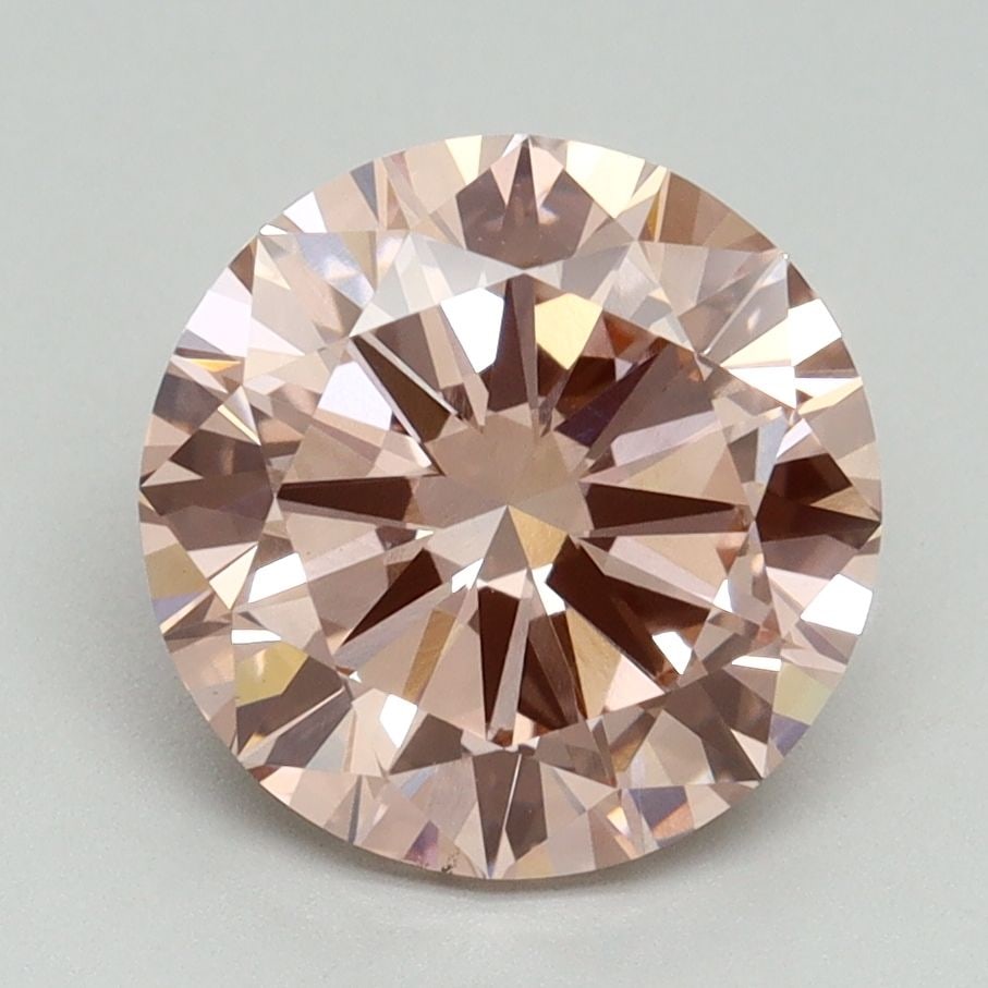 Loose Diamond - ROUND 3.01ct Fancy Intense Pink VS1