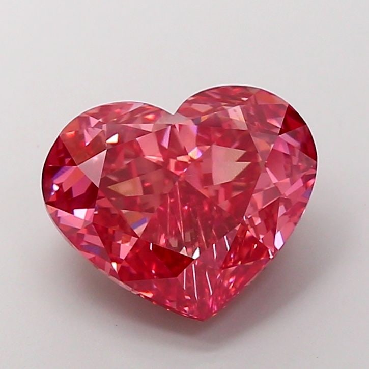 Loose Diamond - HEART 8.07ct Fancy Vivid Pink VS1