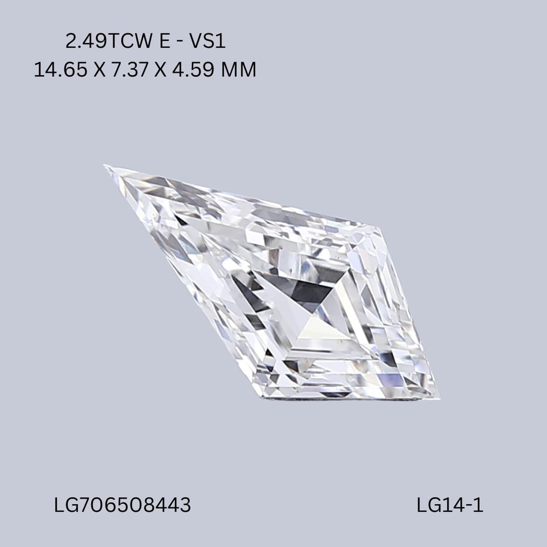 Loose Diamond - KITE 2.49ct E VS1