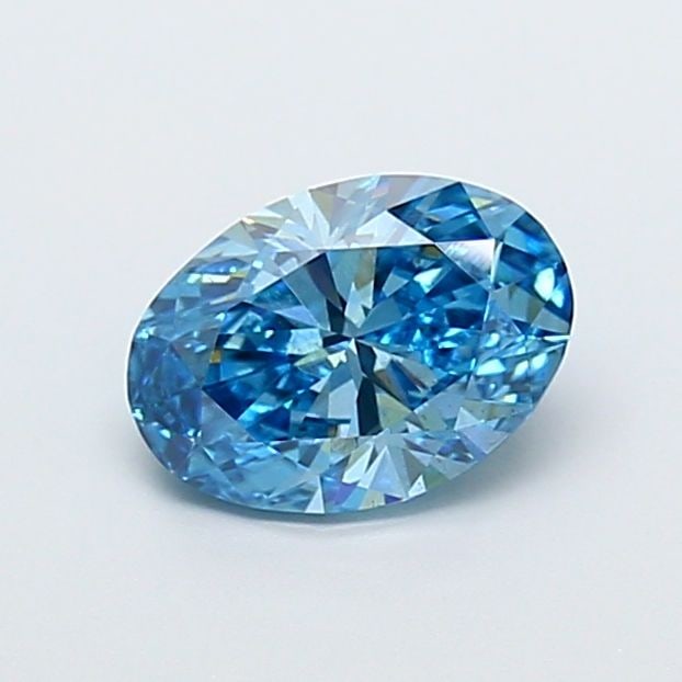 Loose Diamond - OVAL 1.51ct Fancy Vivid Blue VS2