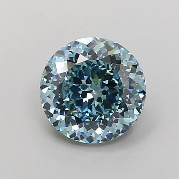 Loose Diamond - ROUND 1.57ct Fancy Vivid Blue VS1