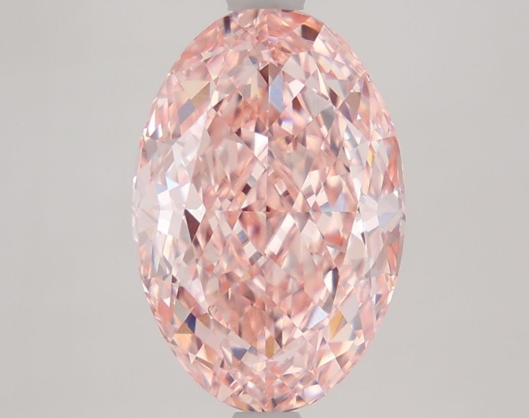 Loose Diamond - OVAL 4.42ct Fancy Vivid Pink VS1