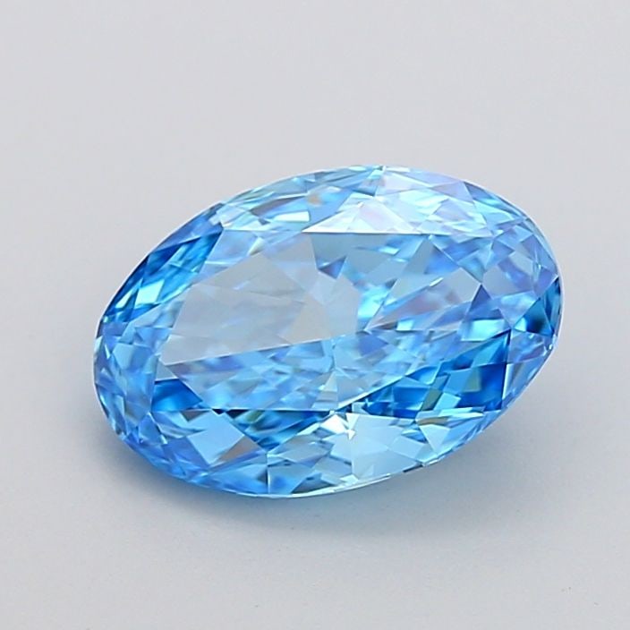 Loose Diamond - OVAL 2.02ct Fancy Vivid Blue VVS2