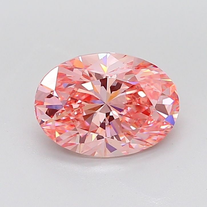 Loose Diamond - OVAL 3.37ct Fancy Vivid Pink VS1