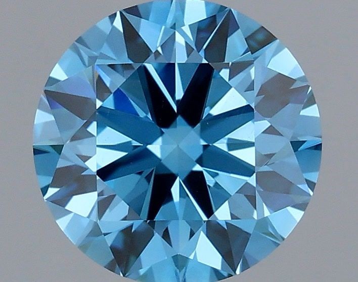 Ideal Loose Diamond - ROUND 1.73ct Fancy Vivid Blue VVS2