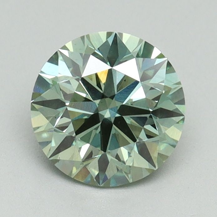 Loose Diamond - ROUND 1.15ct Fancy Vivid Green VS2