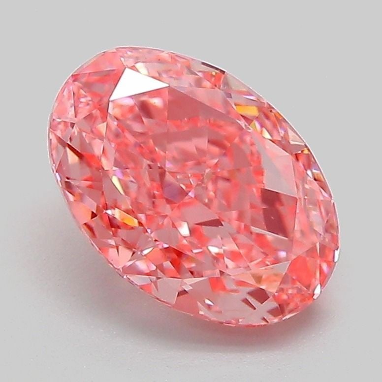 Loose Diamond - OVAL 2.0ct Fancy Vivid Pink VVS2