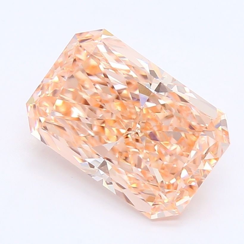 Loose Diamond - RADIANT 1.75ct Fancy Intense Orangey Pink VVS2