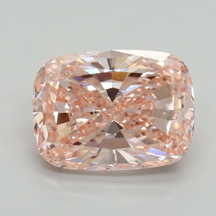Loose Diamond - CUSHION MODIFIED 2.06ct Fancy Intense Pink VS1