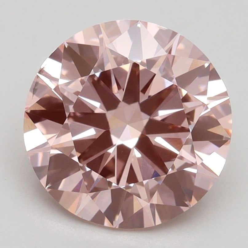 Loose Diamond - ROUND 2.6ct Fancy Intense Pink VS2