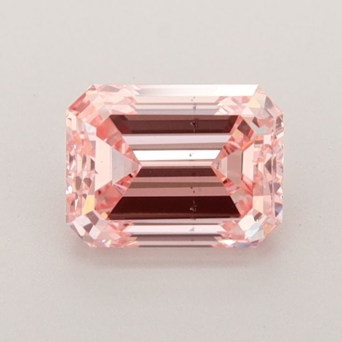 Loose Diamond - EMERALD 1.08ct Fancy Intense Pink SI1