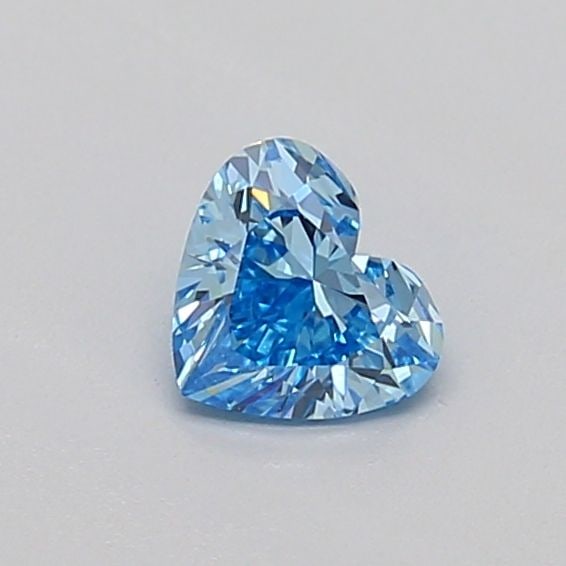 Loose Diamond - HEART 0.32ct Fancy Vivid Blue VVS2