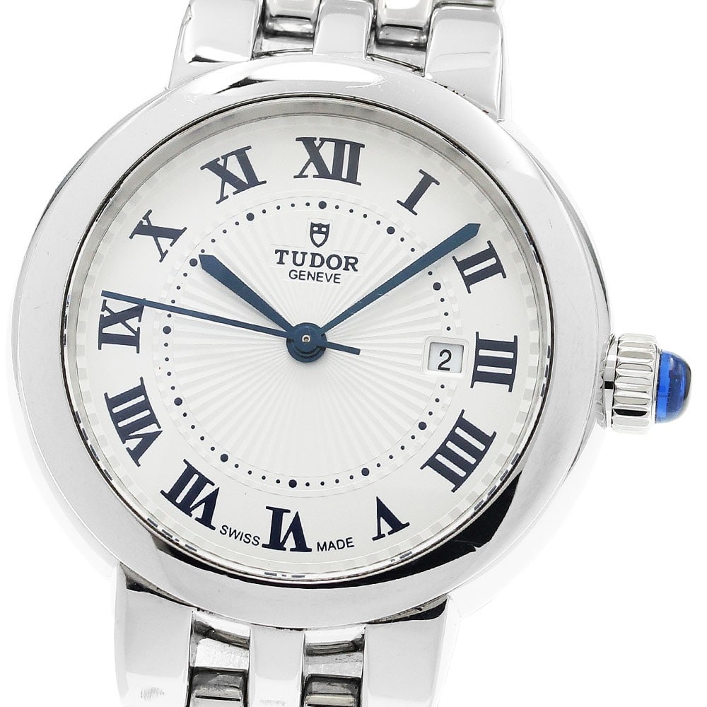 TUDOR Claire de Rose 35500 Ladies Automatic Wristwatch: TUDOR Claire de Rose 35500 Ladies Automatic Wristwatch Pre-owned TUDOR Claire de Rose automatic women's wristwatch from Switzerland. Specifications Brand: TUDOR Model: Claire de Rose Reference: 35500 