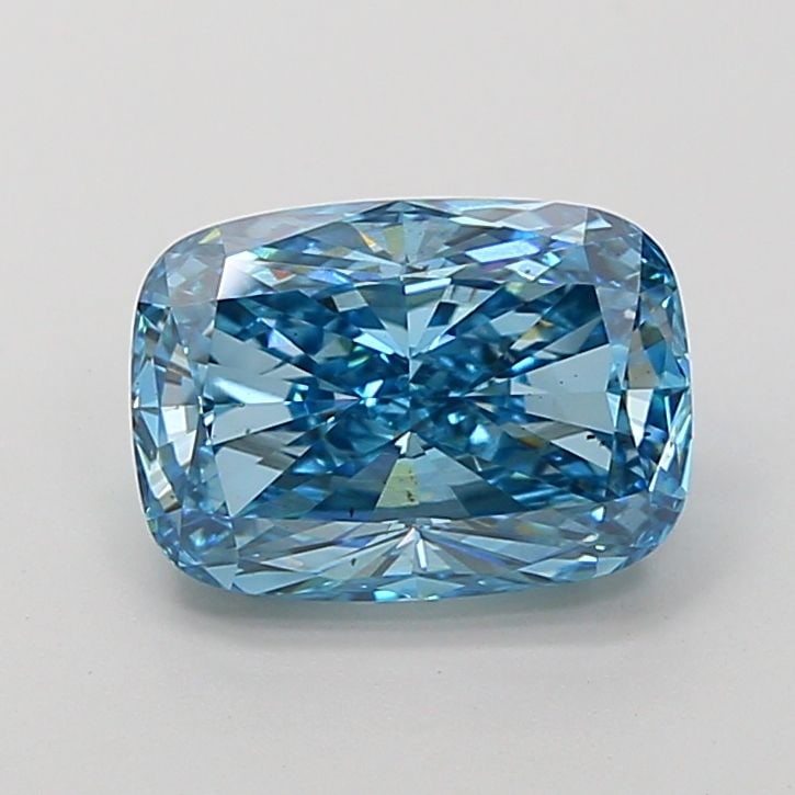Loose Diamond - CUSHION MODIFIED 3.0ct Fancy Vivid Blue VS2