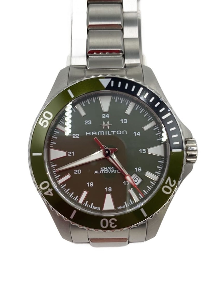 Hamilton Khaki Navy Stainless Steel Men's Wristwatch H823750 (1 of 6)
