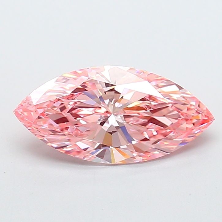 Loose Diamond - MARQUISE 3.05ct Fancy Vivid Pink VVS2