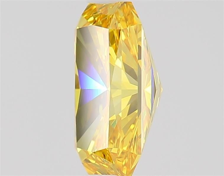 Loose Diamond - RADIANT 1.08ct Fancy Vivid Yellow VS1