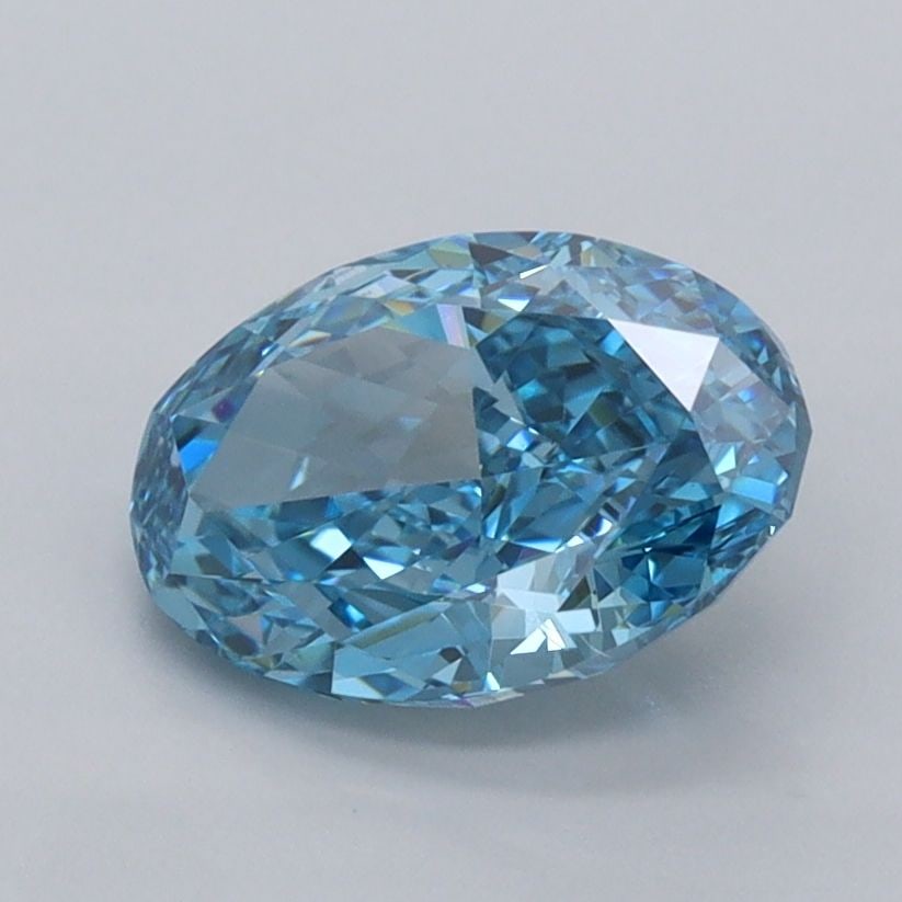 Loose Diamond - OVAL 1.52ct Fancy Vivid Blue VS1